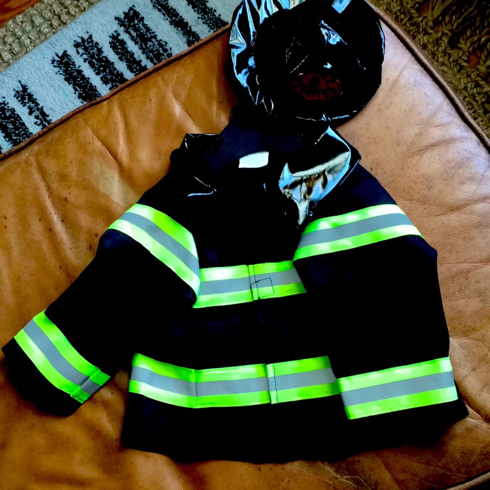 Dog Fireman Costume $10, NWT - Size S and M